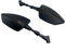 TYSMYXGS Rückspiegel Motorrad 8mm 10mm Adjustabale Rückspiegel Links Rechts Hinten Spiegel Umkehr Seite Spiegel Für Y&amaha FZ6 FZ6N FZ6S FZ6R FAZER S2 1 Paar(SCHWARZ,B)