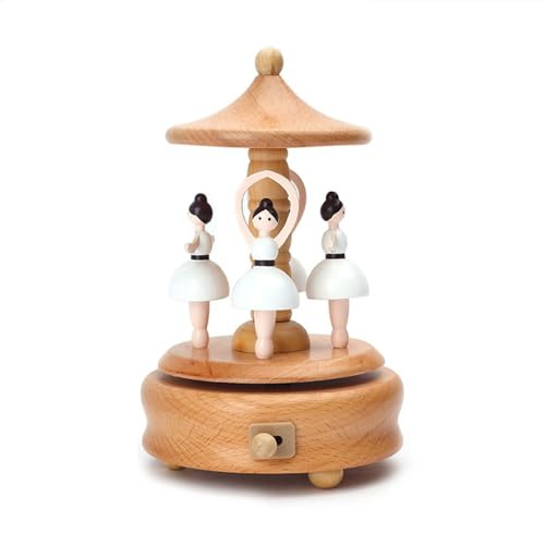 Zunishaone Spieluhr Carousel - Spieluhr mit Zug zum Thema Anderer Spin | Klassische Spieluhr für Mädchen, ideal als Geburtstagsgeschenk, Weihnachtsgeschenk oder als elegante Dekoration