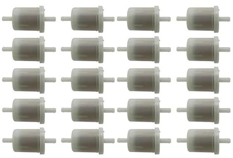 HQQYGDM Filtro Carburante in Linea per Diesel e Benzina per KUBOTA 12581-43012 BX22D BX23D BX24D BX25 BX1870 BX1860 BX1850D BX1830D BX1800D(20pcs)
