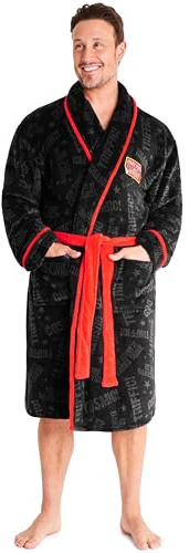 Only Fools and Horses Dressing Gown for Men & Teens M-3XL, Soft Fleece Loungewear Nightwear Robe With Pockets, Gifts for Men
