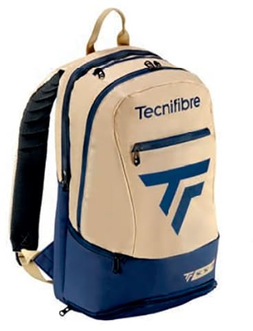 Tecnifibre Tour Endurance Backpack Racket Sports Bag Navy/Beige