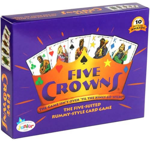 SANJSJHXJ Crowns Poker Brettspiel – EIN unterhaltsames Familienkartenspiel für Junge Erwachsene, geeignet für 1 bis 7 Spieler bei Spieleabenden und Partys