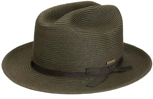 Stetson Genuine Paper Westernhut Strohhut Cowboyform UV-Schutz 40 Herren Damen Frühling Sommer