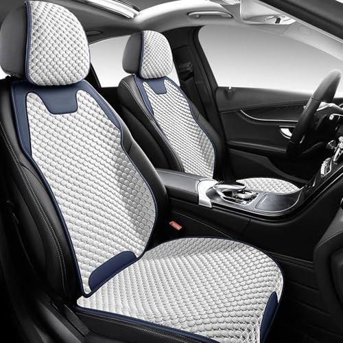 Generisch Auto sitzbezüge für Nissan Micra K13 Facelift(2010-2017) Zubehör sitzbezug Auto vordersitze Maßgeschneiderte weich und zart sind,perfekt auf die Sitze passen 2 Stück