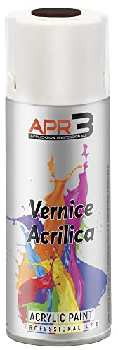 APR3 - S4008014 Vernis peinture Acrylique Multi-Usage, Couleur Marron Sèpia RAL 8014, Aérosol En Fer-Blanc Recyclable de 400 ml