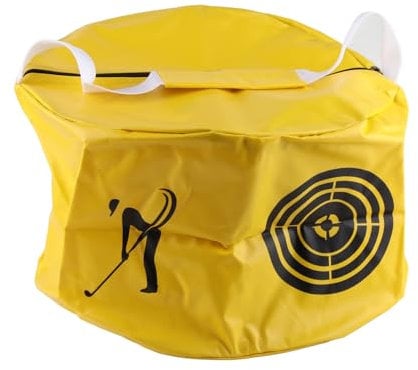 Dioche Hitting Bag, Swing Training Aids Smash Bag Contact Power Golfer Practicing Bag (Yellow)