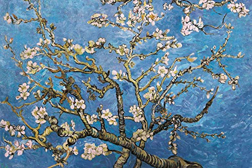 1art1 Vincent Van Gogh Blühende Mandelbaumzweige, 1890 Selbstklebende Fototapete Poster-Tapete 180x120 cm