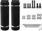 WADEKING Schnellspanner Fahrrad Pegs, geeignet für 3/8 Zoll Achsen, mit Werkzeug, für Mountainbike Pedal Rücksitzhalterung, langlebig, rutschfeste Schnitzerei (2 Stück)