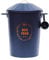 simpahome 60L Extra Large Metal Vintage Retro Styled Dry Dog Food Storage Bin Container with Scoop - Royal Blue & Gold.