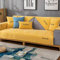 Suuki sofaschutz Abdeckung Sofa sofahussen,Sofabezüge für Ledersofa und Stoffsofa,Rutschfester Rastplatz-Sofaschutz,Wohnzimmer rutschfeste 2/3/4/5 Sitzer-Gelb_110 * 180 cm