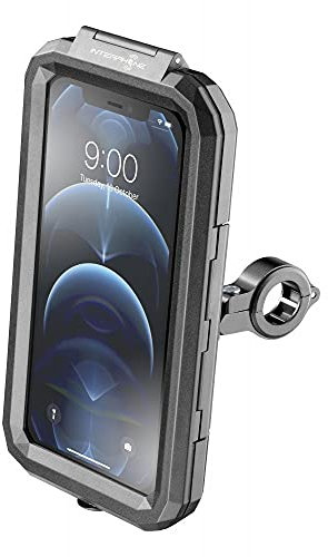 INTERPHONE ARMOR - Porta Cellulare Moto e Bicicletta, Resistente Acqua e Polveri con Rotazione a 360°, Porta Smartphone con ID Tocco e Viso ID Compatibile da 4,5 a 5,8