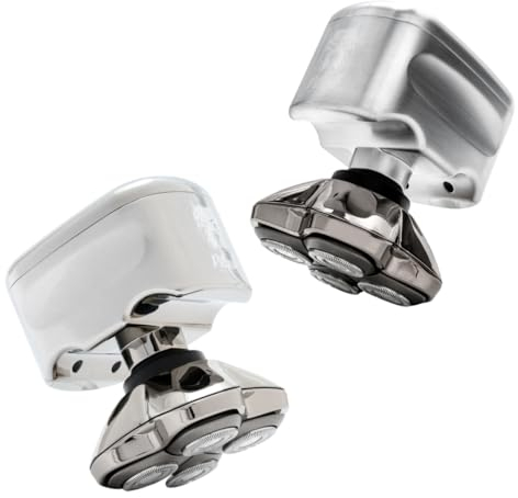 Skull Shaver Pitbull Diamond PRO Elektrorasierer & Rasierer - Ultimatives Männerpflege-Set - Für Kopf, Bart & Körper - Kabellos, Reisefreundlich, inkl. Ladekabel