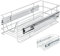 CASARIA® 2x Pull Out Telescopic Kitchen Drawer | For 30cm Units - 26cm Internal Cabinet Dimensions | Chrome-Plated | 20kg Load Capacity | Basket Shelf Organiser Storage Space Saving