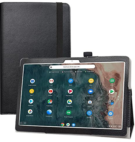 LIFANG Compatible with Archos T96 Case,Slim Folio Folding Stand PU Leather Cover for 9.6 Archos T96 Tablet,Black