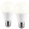 Luminea Glühbirne: 2er-Set LED-Lampe E27 9W (ers. 75W) 3-stufig dimmbar 830 lm warmweiß (E27 Birne, Glühbirne dimmbar, Deckenleuchte)