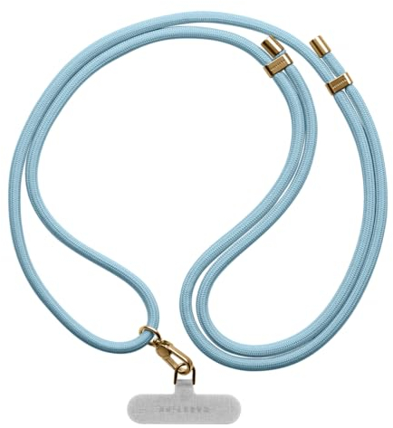CASETiFY 6mm Rope Cross-body Strap with card - Sierra Blue