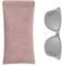 Glasses Storage Bag, Mouth Snapped Sunglasses Eyeglass Leather Case, Soft Pouch Bag Pocket Auto Closed Glasses Case