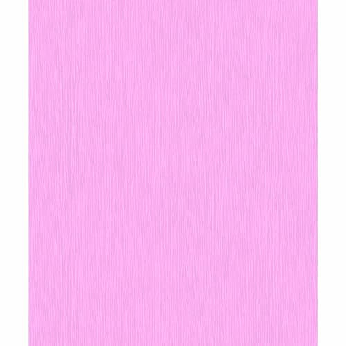 Erismann Tapete | Kollektion Papillon | 30002-05 | Papiertapete | Uni/Einfarbig | 0.53 x 10.05 m | Pink | Wohnzimmer | Flur | Büro | Küche | Wohnräume