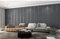 mwpqbd 3D-Tapete aus Hirschleder, Samt, hochwertig, modern, minimalistisch, einfarbig, für Wohnzimmer, Schlafzimmer, TV-Hintergrund, Tapete, 52 x 1000 cm, nicht abblätternd (Dunkelgrau 068)