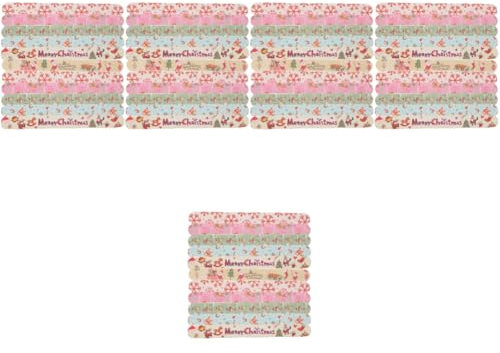 FOMIYES 5 Juegos de Limas de Uñas Eva para Pulir Y Pulir con Diseños Navideños para Manicura Y Pedicura Unidades X 5