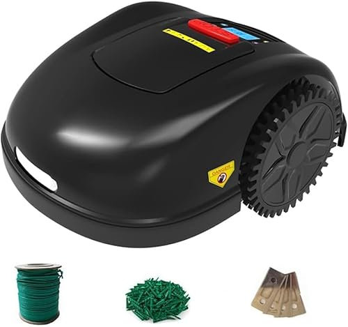 Smart Robot Lawn Mower - Self-Charging, Suitable for Lawns Up to 3600 Sq. M, 28cm Cutting Width, App Controlled in 12 Language Options, Anti-Theft and Overload Protection, Pressure/Boost Se