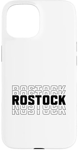 Hülle für iPhone 15 Rostock Deutschland Nordküste Mecklenburg Hansestadt Rostock