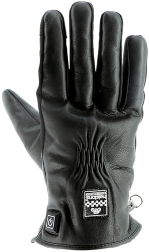 Helstons Benson beheizbare Motorrad Handschuhe, schwarz, 11