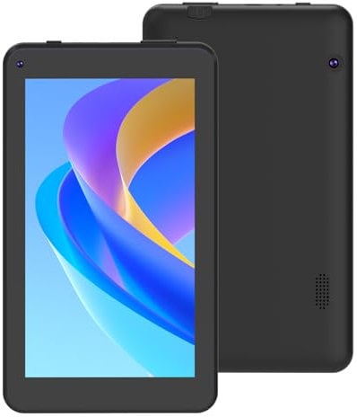 Tablet Android 12 da 7 pollici, 4 GB di RAM 32 GB di memoria 1 TB Espandi processore Quad-Core Tablet PC, 1024 x 600 IPS HD Touch Screen, 2MP+5MP doppia fotocamera, batteria 3000mAh, WiIFi6,