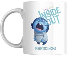 Tazza Inside Out In Ceramica 350 ml Una nuova emozione! Wow (Tristezza)