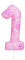 Cxryrzhe 1st Birthday Candle Dog Paw Number 1 Candle Dog Paw Cake Decoration Birthday Party Supplies Pink Dog Paw Print Themed Cake Topper Decorations for Kids Boy Girl Party Decor Supplies