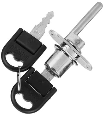 2 Pièces Serrure de Tiroir avec Clés Identiques, Serrure de Bureau en Alliage de Zinc, Serrure D'armoire pour Securite, Installation Facile, Compatible avec Tiroirs et Armoires de Bureau