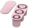 JasCherry Bac à Glaçons pour Tasses Stanley, Silicone Glaçons Moule pour Gobelets Isothermes, Réutilisable Bacs à Glaçons pour Refroidir Cube Tray Avec Couvercle pour 40 Oz Cup, Whisky Café, Rose