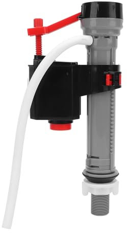 Toilet Tank Fill Valve, 22cm-32cm Universal Side Entry Toilet Cistern Fill Valve with Adjustable Float Arm with Outlet Filter and Refill Tube for Repair