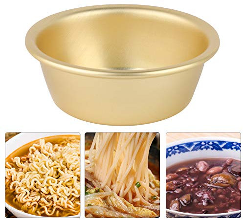 Pretfy Korean Ramen Noodle Precision Unit Pot Home Noodles Yellow Aluminium Cooking for Stockpot Aluminum Kitchen - Universal Fitment, Long-Lasting (#2)