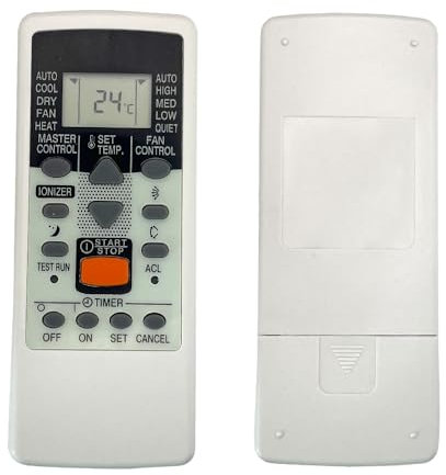 IOOIQQ AR-JE6 - Mando a distancia compatible con Fujitsu General Hiyasu Fuji-Electric aire acondicionado ARJE6 ASY9FMBD.ASY12FMBD.ASY7FSBCW.ASH7FMBD.ASH9FMBD.ASH12FMBD.ASH9FSBCW.ASY7FMAD