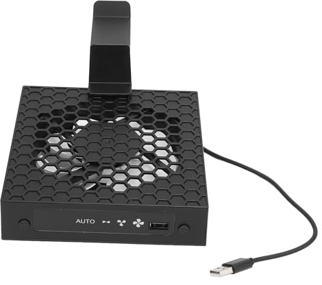 Zunate Ventola di Raffreddamento RGB in modalità Automatica per la Serie X |Intelligent Temperature Control, 3 Speed Console Cooler with Headset Holder