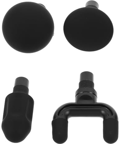 FINISPERSOO Massagepistole Aufsatz 4stücke Silikon Massageaufsätze für Muskeln mit Stabilem Material für Tiefengewebsmassage bei Training und Fitnessstudio