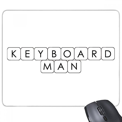 beatChong Tastatur Man Rectangle Griffige Gummi Mousepad Spiel Mauspad Geschenk