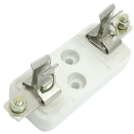 Aexit Porte-fusible à pour trou de montage, base en céramique, 10 mm pour RTO-400 EP815700N608932L