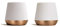 Fellow Junior Demitasse Double Wall Ceramic Coffee Mug - Refined and Sophisticated Espresso Cups, Matte White, 2.3 oz Shot Cup (Set of 2), 65 g