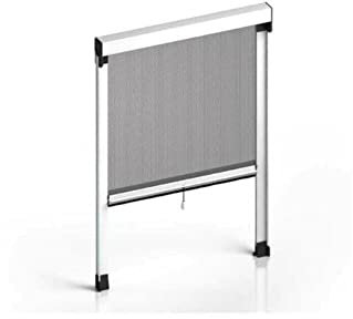 ZANZARIERA A RULLO FLASH CON FRIZIONE INSETTI PORTE FINESTRE 60X150 MARRONE