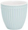 GreenGate - Becher, Tasse, Kaffeetasse, Mini Latte Cup - Alice - Porzellan - Blue - 125 ml