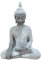 stoneandstyle Steinfigur sitzender meditierender Shiva frostfest massiver Steinguss