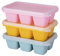 Theuwnee® 3 Packs Mini Ice Cube Tray, Easy-Release Silicone Ice Moulds with Removeable Lids, Perfect for Drinks, Freezer, Baby Food, Whiskey and Cocktail, LFGB Certified and BPA Free (Pink)