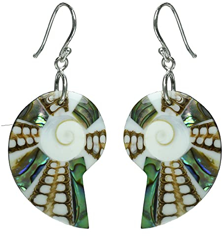 I-be, Meeresschmuck Ohrringe (Paua, Shiva Eye, Schnecke)