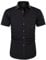 J.VER Men's Short Sleeve Black Dress Shirt Regular Fit Business Casual Formal Shirt Button Down Wedding Work Office Stretch Non Iron 3XL
