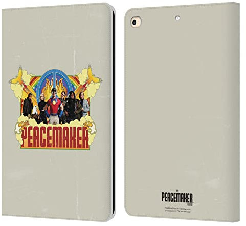 Head Case Designs Offizielle Peacemaker: Television Series Gruppe Graphics Leder Brieftaschen Handyhülle Hülle Huelle kompatibel mit Apple iPad 9.7 2017 / iPad 9.7 2018