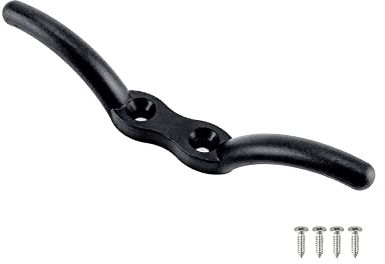 Edelstahl Boot Klampen Festmacherklampe Belegklampe, MoreChioce 152mm Fahnenmast Seil Hefthaken Seilklemme Haken Festmacherklampe Seilklemmenhaken Klampen für Boot Yachten Vorhänge Sonnenschutz