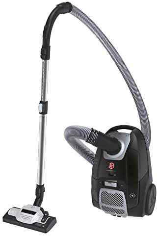 Hoover H-ENERGY 500 HE520PET 011 Aspirapolvere Con Sacco, Con Filo, 700W, 3,5 L, 69 dBA, Filtro Epa, Mini Turbo Spazzola, Raggio Azione 10 m, Nero