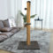 Unibos Cat Scratching Post Cat Activity Centre Kitty Climbing Tree Tall Scratching Posts for Adult Cats Vertical Full Cat Scratcher with Natural Sisal Rope Hanging Ball and Carpet Covered Heavy Base